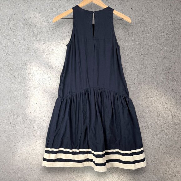 Karen Walker Runaway The Day Nautical Mini Dress Womens 0 Navy White Sailor Chic - Picture 4 of 10